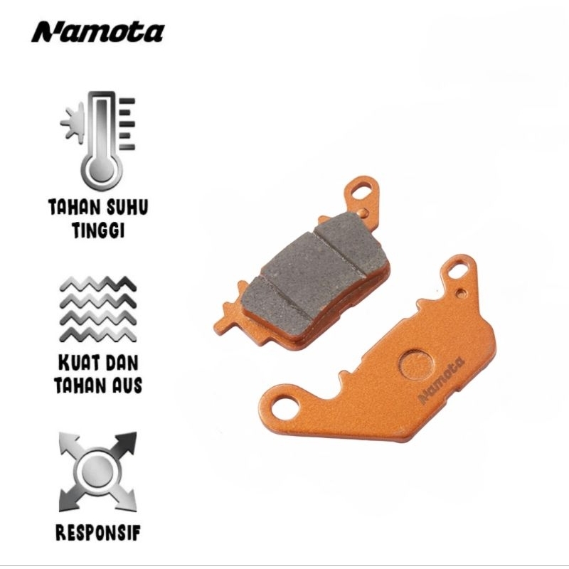 MOTORCYCLE BRAKE PADS NAMOTA NM-B04 NMAX 155 PUTARAN DEPAN