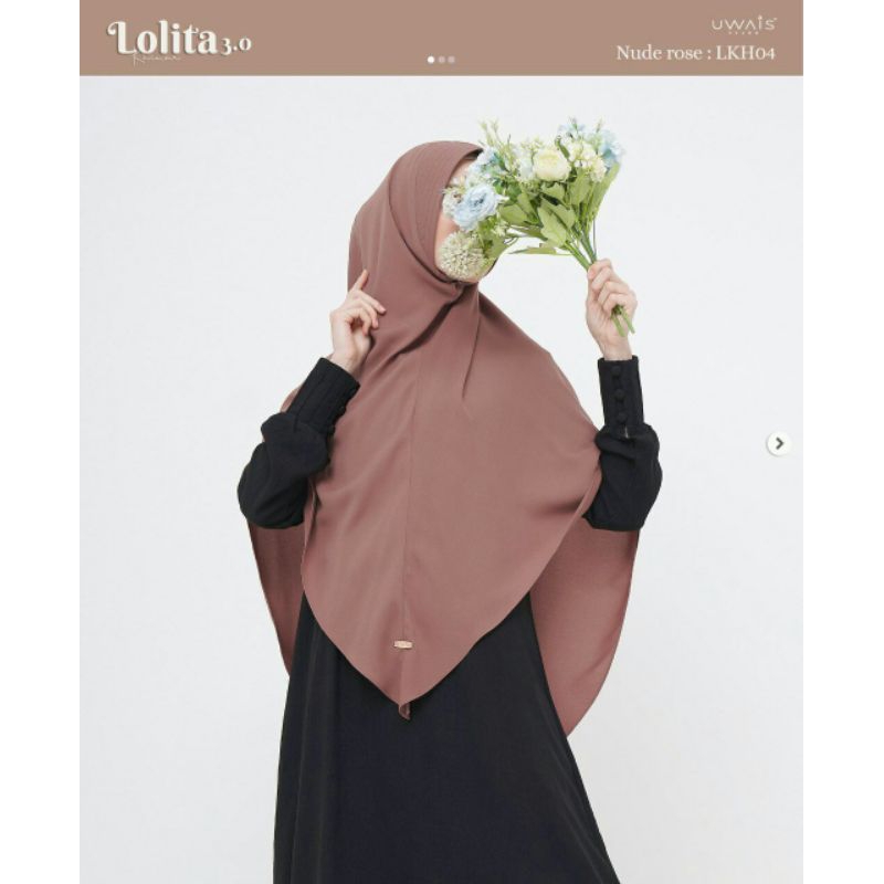 Khimar Lolita satu layer size reguler by uwais