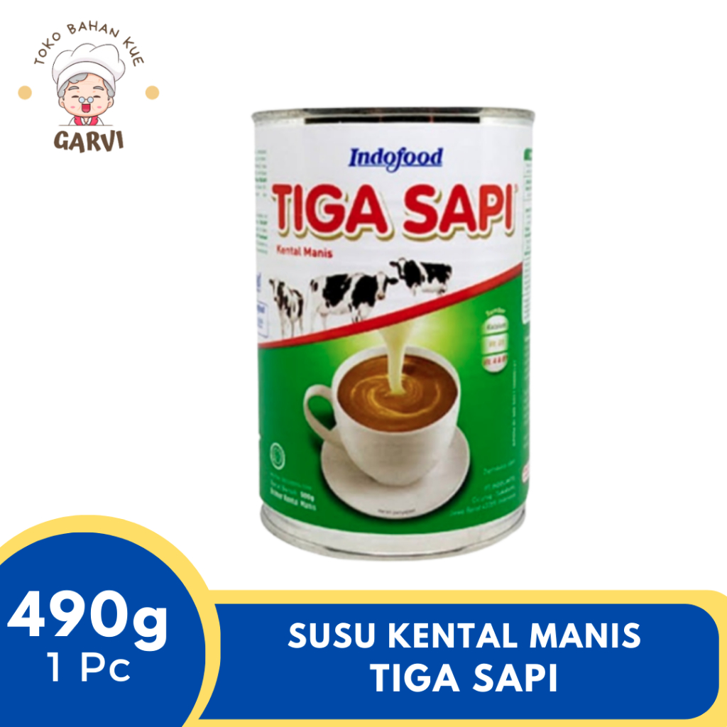 

Susu TIGA SAPI 490 Gram (Susu Kental Manis)