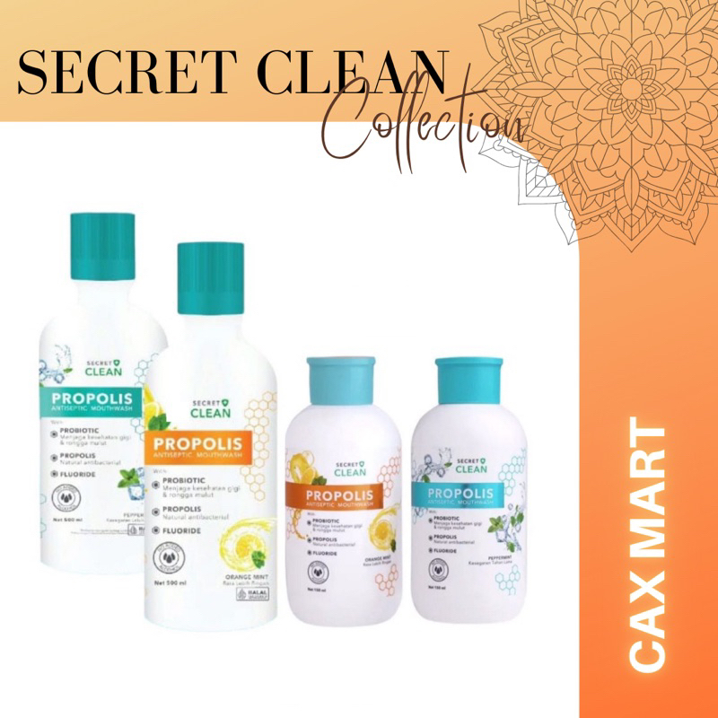 SECRET CLEAN Propolis Antiseptic Mouthwash