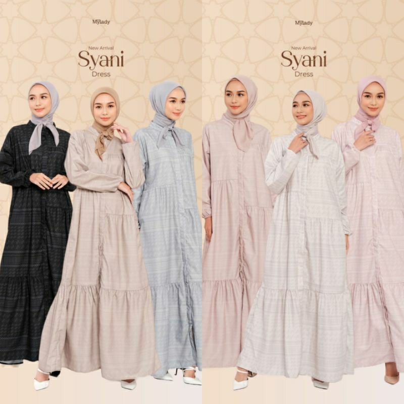 SALE CUCI GUDANG Gamis MY LADY Syani Dress ORIGINAL