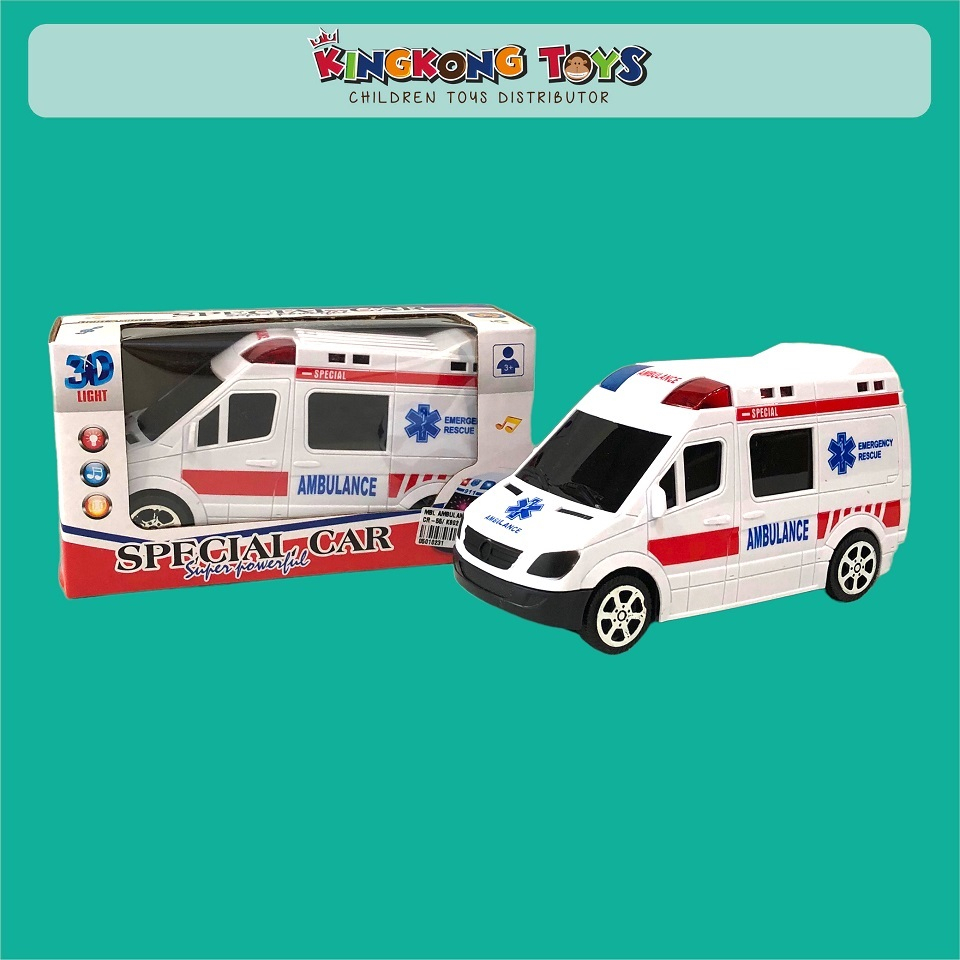 MAINAN MOBIL / MAINAN MOBIL AMBULANCE / MAINAN ANAK MOBIL / MAINAN PERAN DOKTER DOKTERAN 05010231