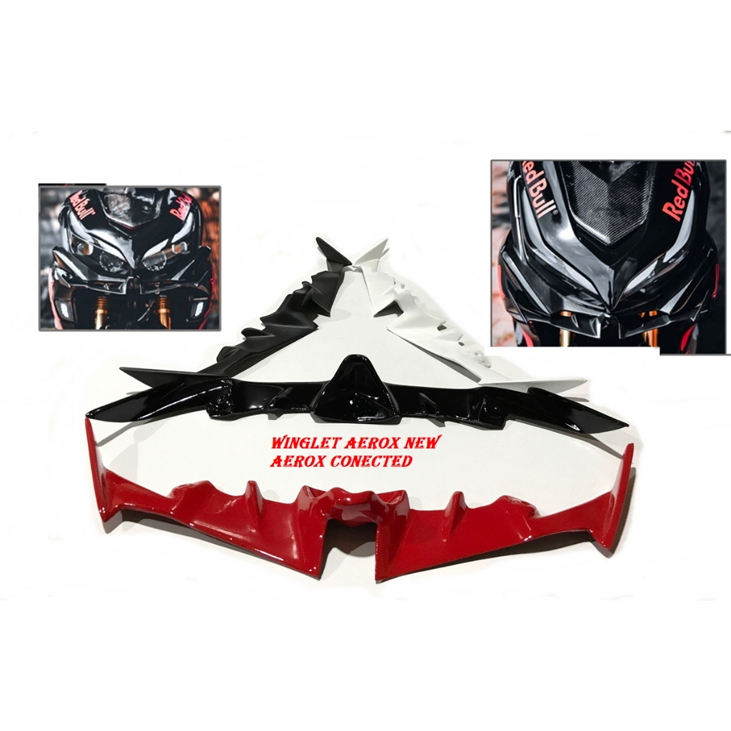 WINGLET AEROX NEW 155CC WINGLET AEROX CONNECTED WINGKIDS Yamaha All New Aerox Connected/ABS TAHUN 2021 2022 2023