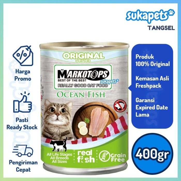 Markotops Kaleng Ocean Fish 400gr