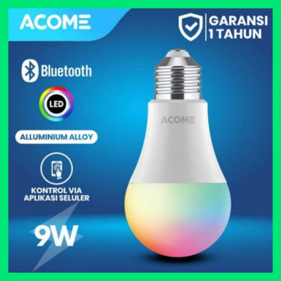 Acome Lampu Smart LED 9W RGB Garansi Resmi 1 Tahun AL02B