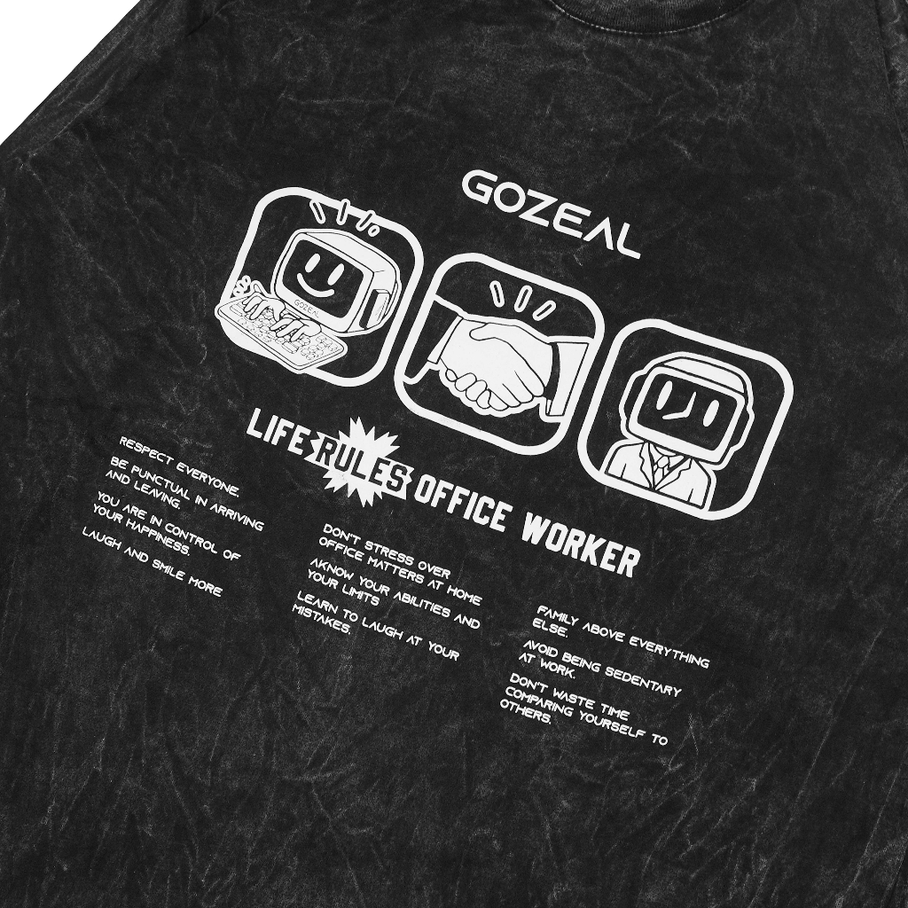 Gozeal | Longsleeve | Washed Rules