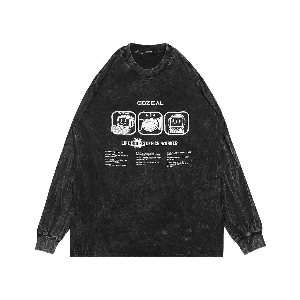 Gozeal | Longsleeve | Washed Rules