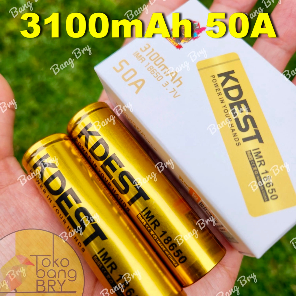 BATERAI 18650 KDEST 3100MAH 50A VAPOOR ORIGINAL