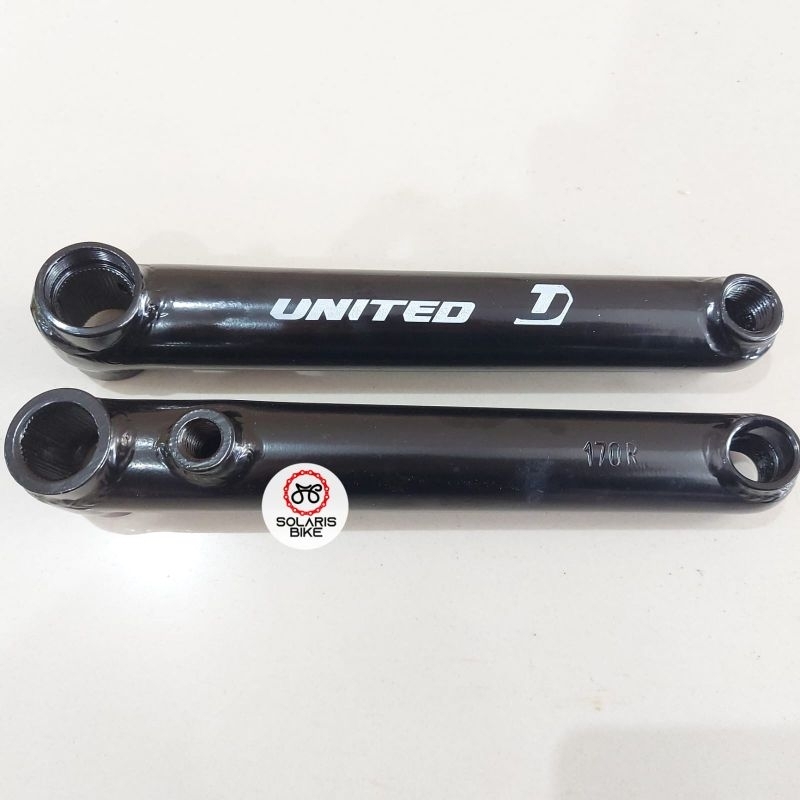 Gir Gear Crank Set Sepeda BMX United BB MID &amp; USA Chromoly