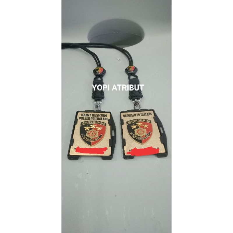 

lanyard id card tactical reserse reskrim bareskrim free costum desain
