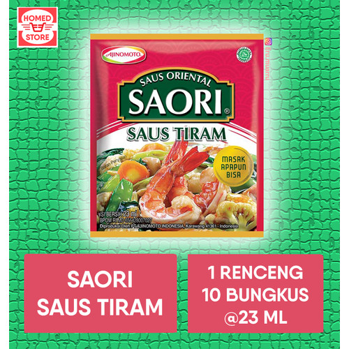 

SAORI SAUS TIRAM ISI 10 SACHET