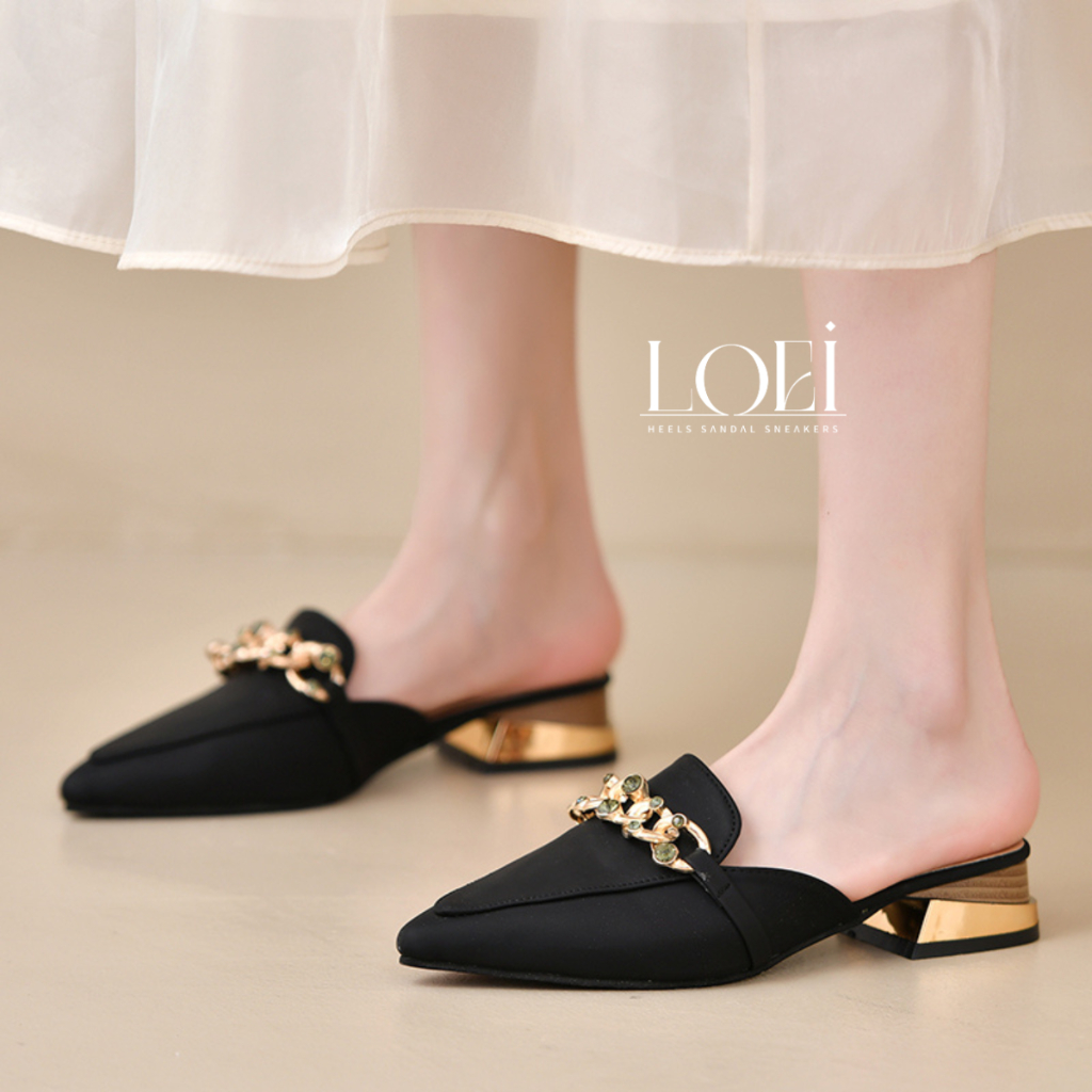 High Heels 10777 Sendal Pesta Sepatu Hak Tinggi Wanita Casual Dan Kekinian Terbaru