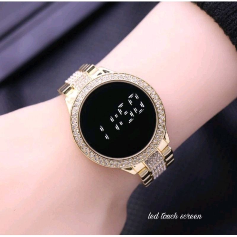 COD JAM TANGAN WANITA LED TOUCHSCREEN