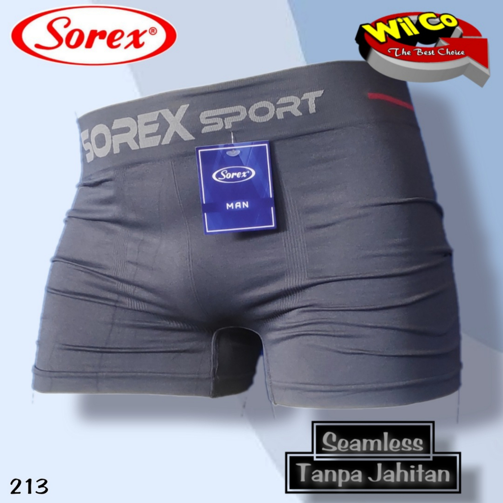 K213 - [Harga Per 1 Potong] CELANA DALAM PRIA CD [BOXER] PRIA PAKAIAN DALAM PRIA SOREX SIZE (M-L) - (XL-XXL)