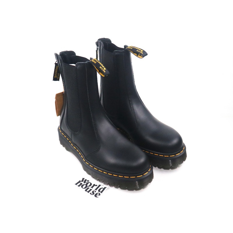 Dr martens 2976 High bex with zip black smooth