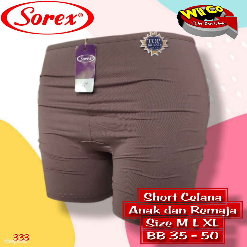 K333 - SHORTPANTS CELANA DALAM STRETCH PENDEK WANITA BB 40-55