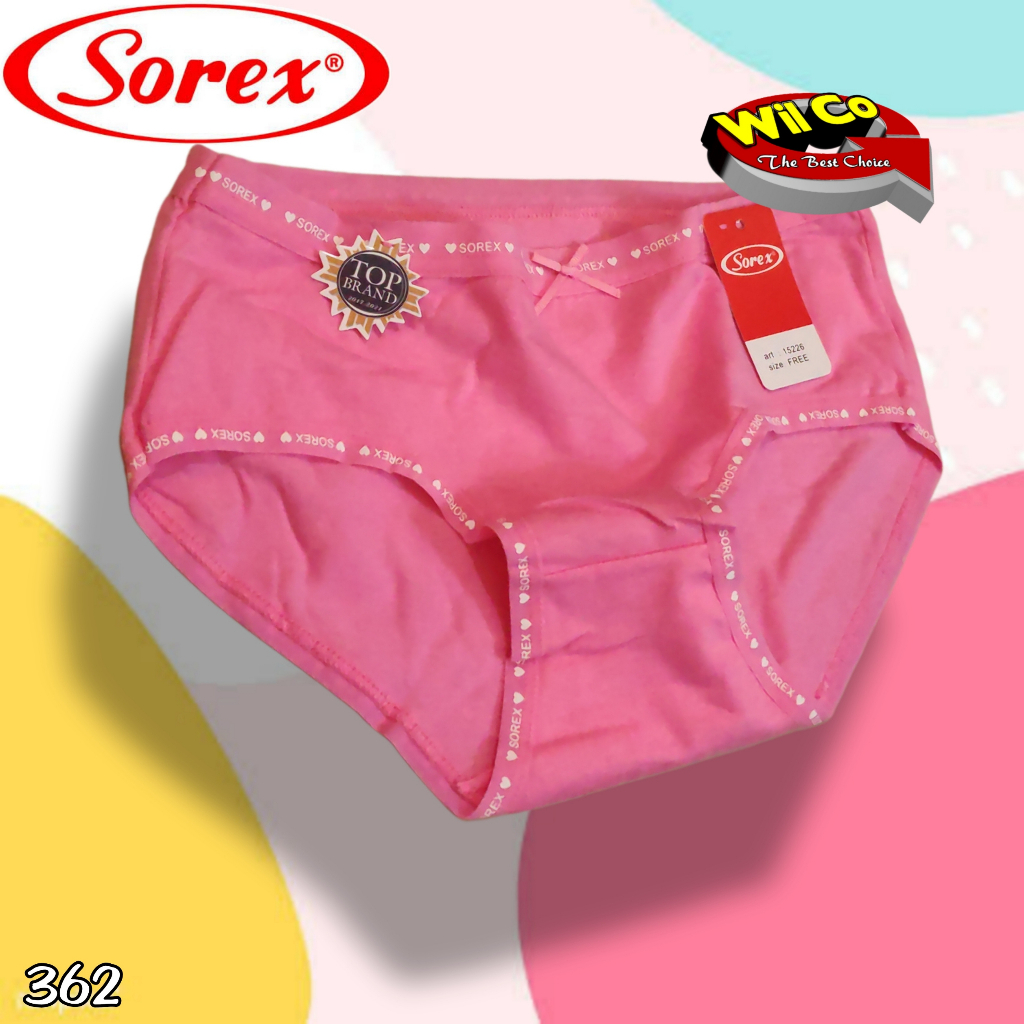 K362 - SOREX CELANA DALAM WANITA  PAKAIAN WANITA PAKAIAN DALAM FREE SIZE (setara M/L)