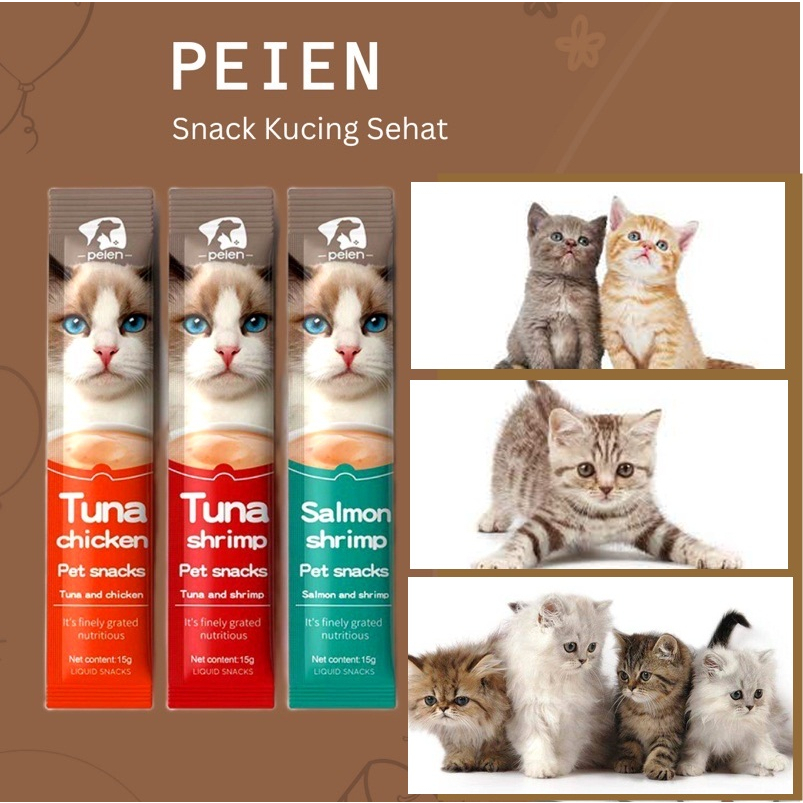 PEIEN Creamy Treats Snack Kucing 15gr