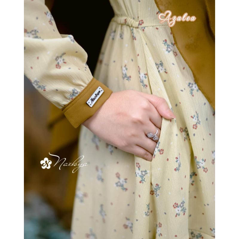 Azalea syari ori by Nazkya || baju gamis Nazkya || Nazkya Syari || dress Nazkya terbaru