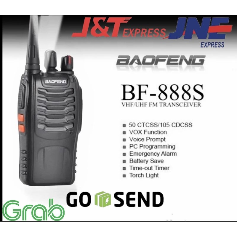 Radio HT BAOFENG BF 888S Walkie Talkie Radio Baofeng BF 888 S UHF