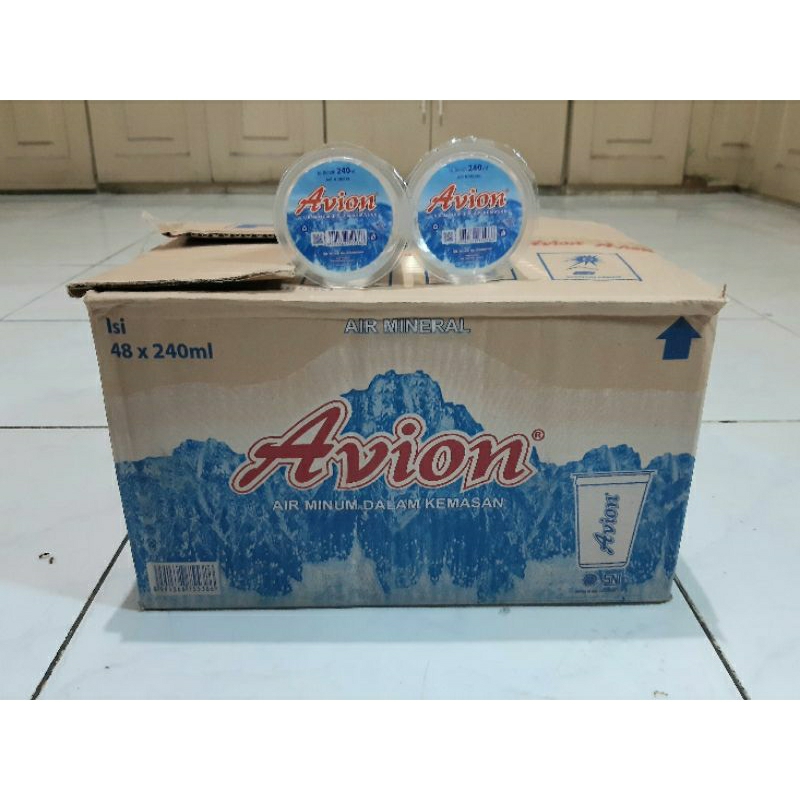 

avion air gelas mineral 240 ml Isi 48