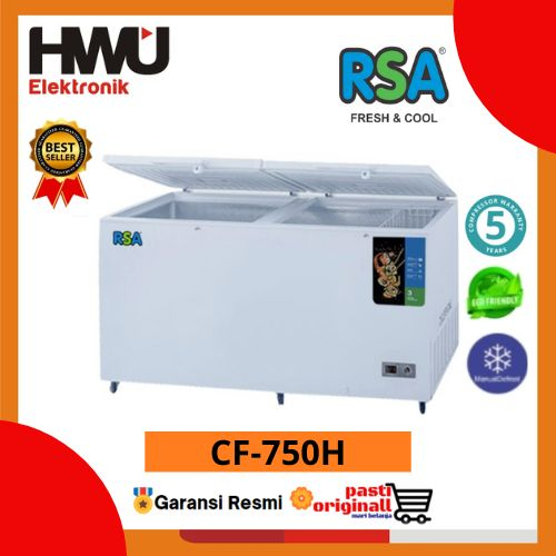 RSA CF750H LEMARI PEMBEKU / CHEST FREEZER BOX 715 Liter CF-750H