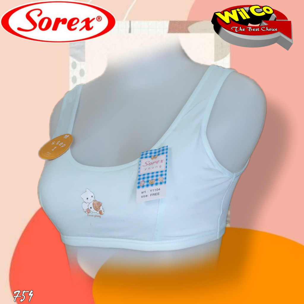 K754 - [Harga Per 1 Pcs] MINISET ANAK WANITA PAKAIAN DALAM ANAK SOREX STEP 1 FREE SIZE