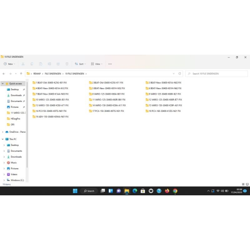 File bin xdf Sindengen