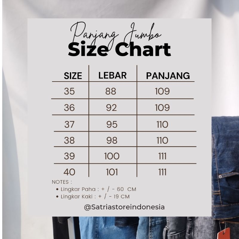 Celana Jumbo Pria , Celana big size pria bahan soft jeans Stretch (melar)