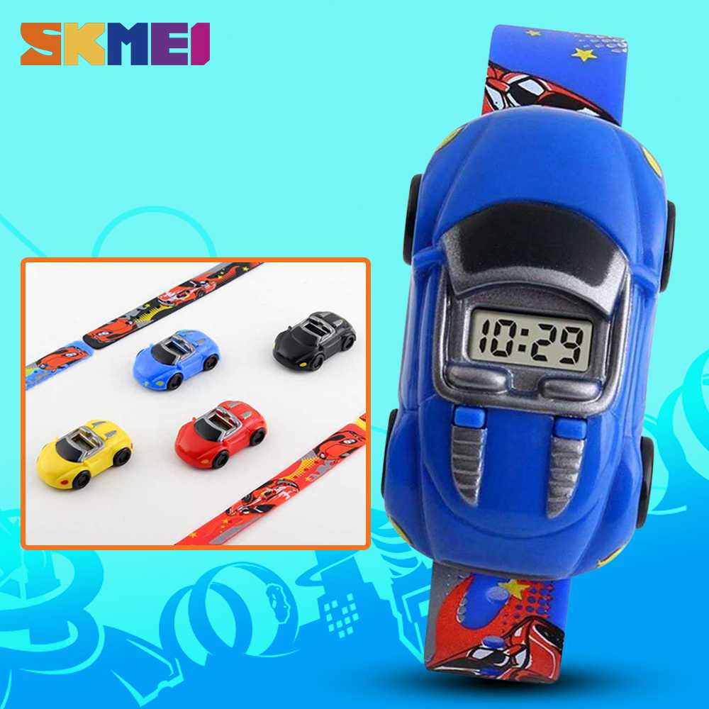 SKMEI Jam Tangan LED Anak Anak Bentuk Mobil - DG1241