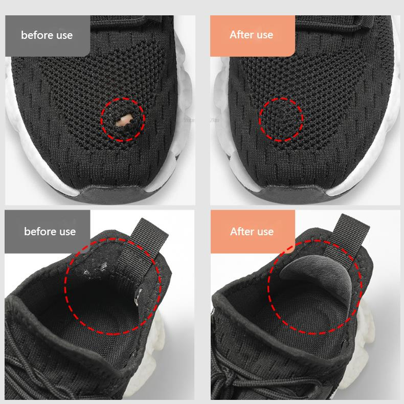 Stiker Tambalan Insole Sepatu Pelindung Tumit 6 PCS - YXZ22 - Black
