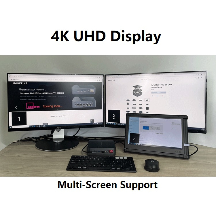 MOREFINE S500+ - AMD Ryzen 9-5900HX MINI PC - Mini PC Berkualitas