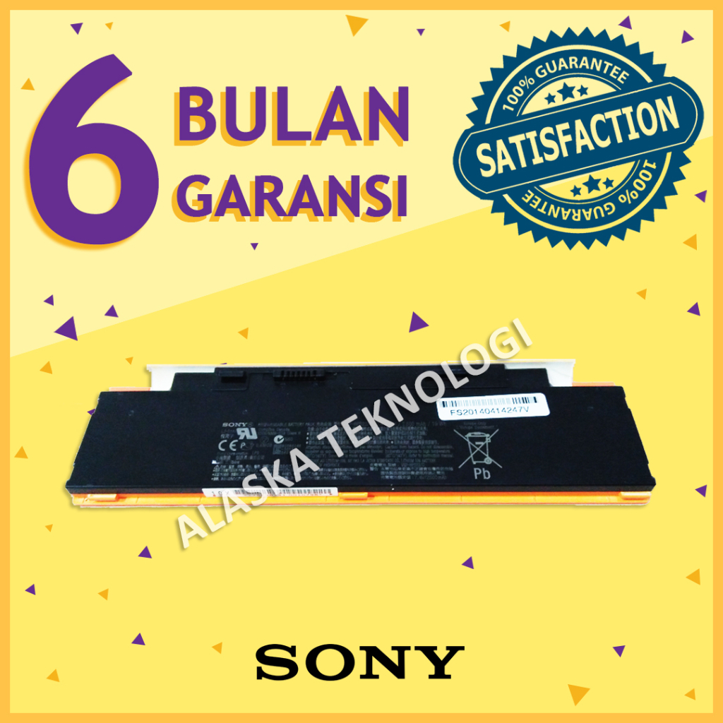 Original Baterai Laptop SONY Vaio VPC-P118JCP VPC-P118JCW VPC-P118KX VPC-P119JC VPC-P119JC VPC-P11S1