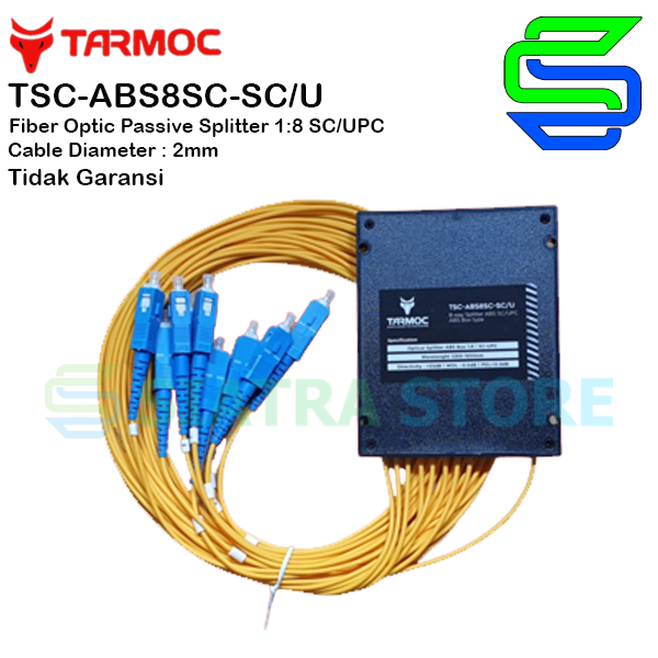 Fiber Optic Passive Spliter 1:8 SC/UPC|FO ABS PLC Box Splitter 1x8 SC