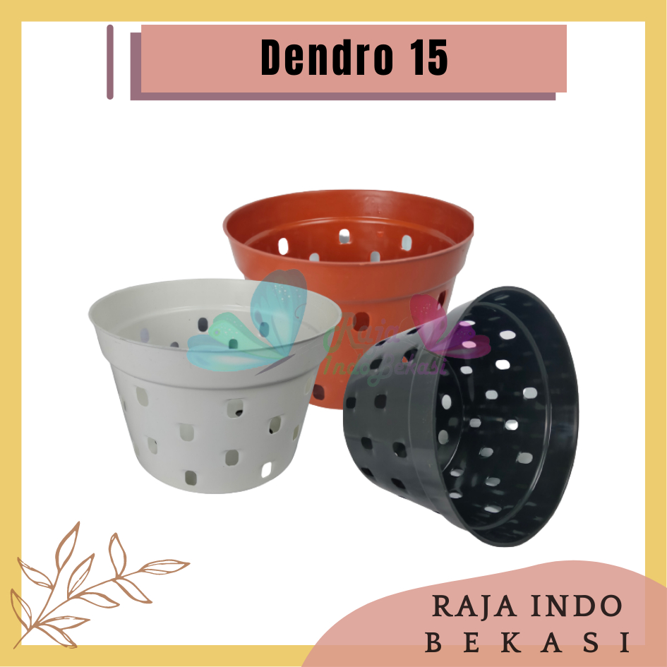 NKT Basic 15 Banyak Lubang Poros (15cm) Hitam Putih Merah Bata Coklat Pot Bunga Basic Polos Banyak Pori Ukuran 15cm Cocok Untuk Aglonema