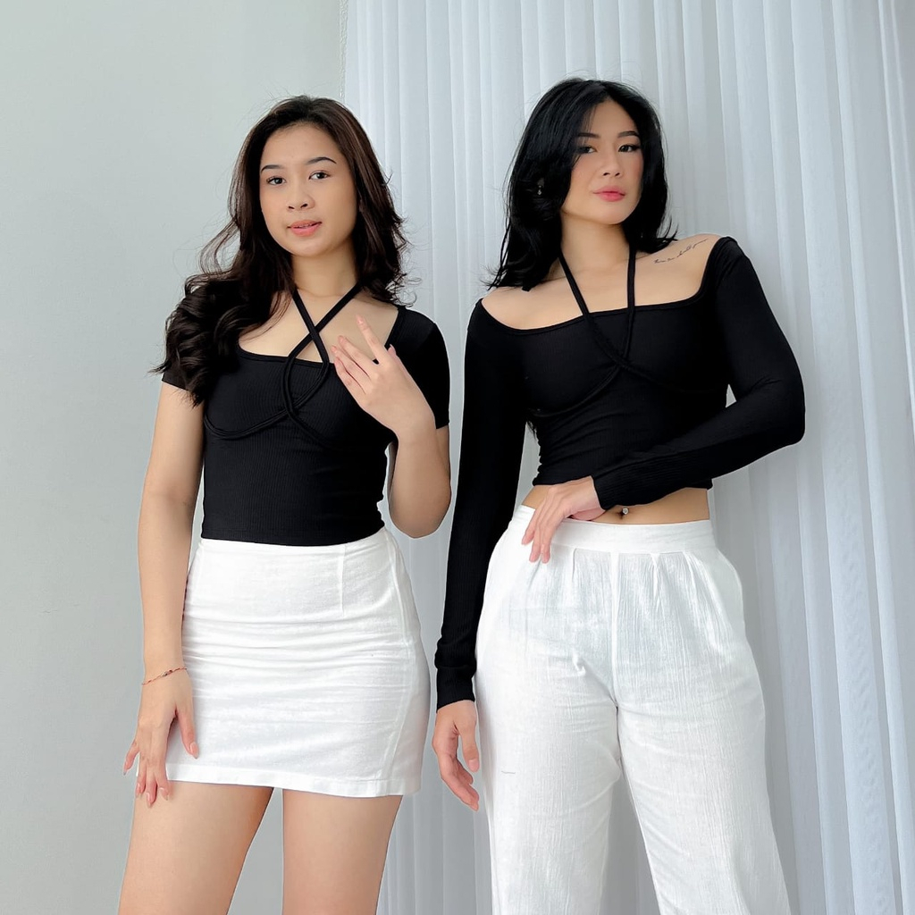 WILLO TOP / Lengan Panjang / Lengan Pendek / Top Rib