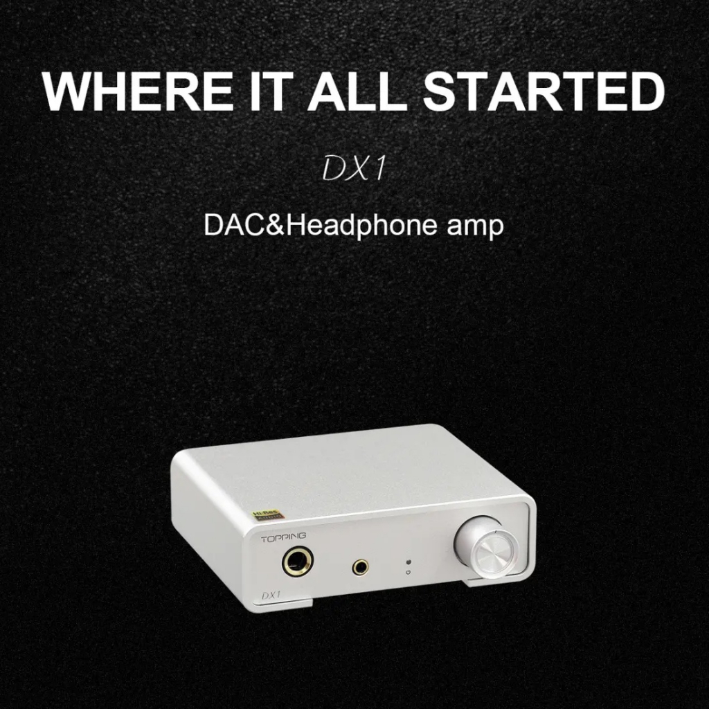 TOPPING DX1 Headphone Amp AK4493S Hi-Res DAC Support DSD256 PCM384