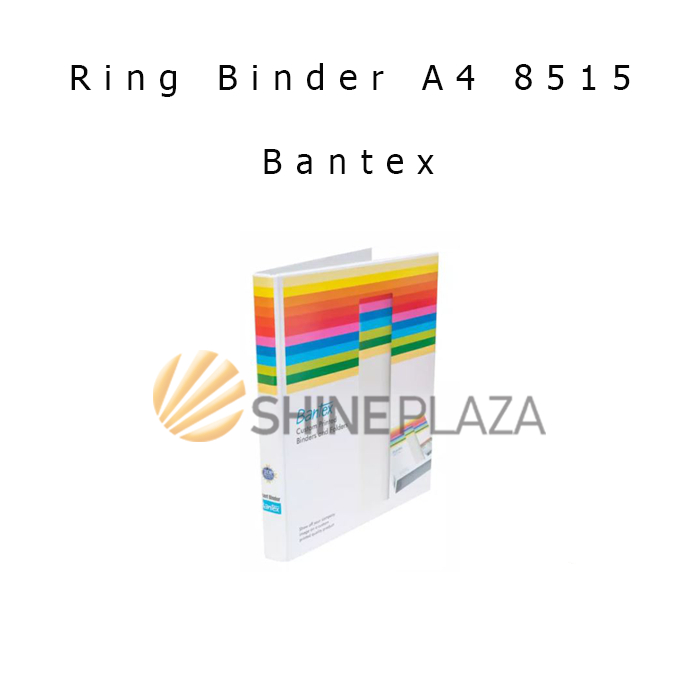 

Ordner Bantex A4 Insert Ring Binder 2 Ring O 20mm 8515