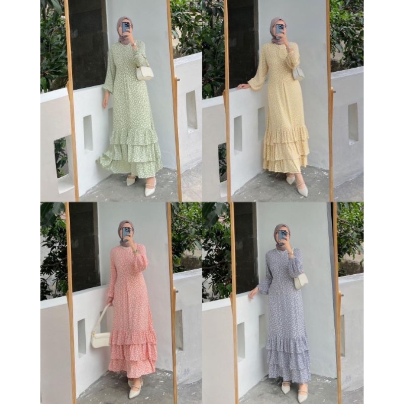 JAMILYA PRADA DRESS by Outfix / Gamis Busui Resleting Depan / Dress Muslimah / Outfit Pantai