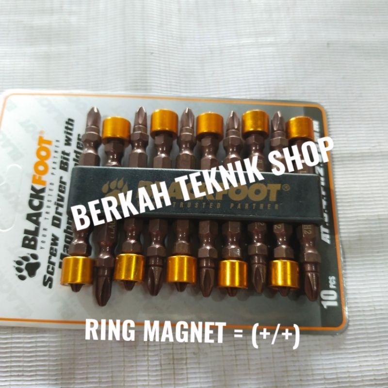 MATA OBENG BOR GYPSUM RING MAGNET + / +  baja ringan gypsum sekrup ruping obeng angin