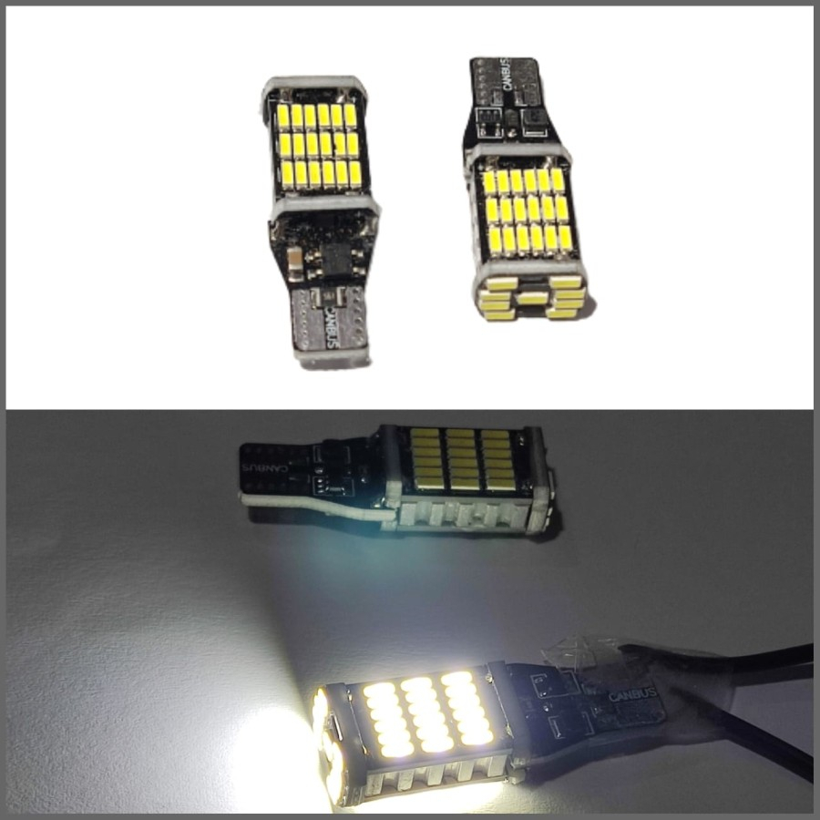 Lampu Led T15 45 SMD Sen Mobil Motor Untuk Sein Senja Lampu sein mundur