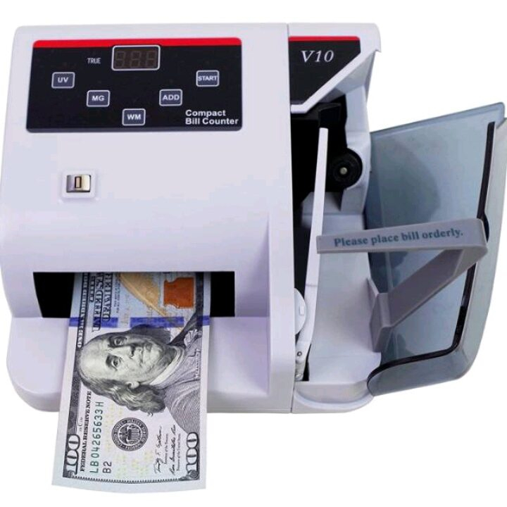 Mesin Penghitung Deteksi Uang Money Counter V10 Ultraviolet Magnetic Portable