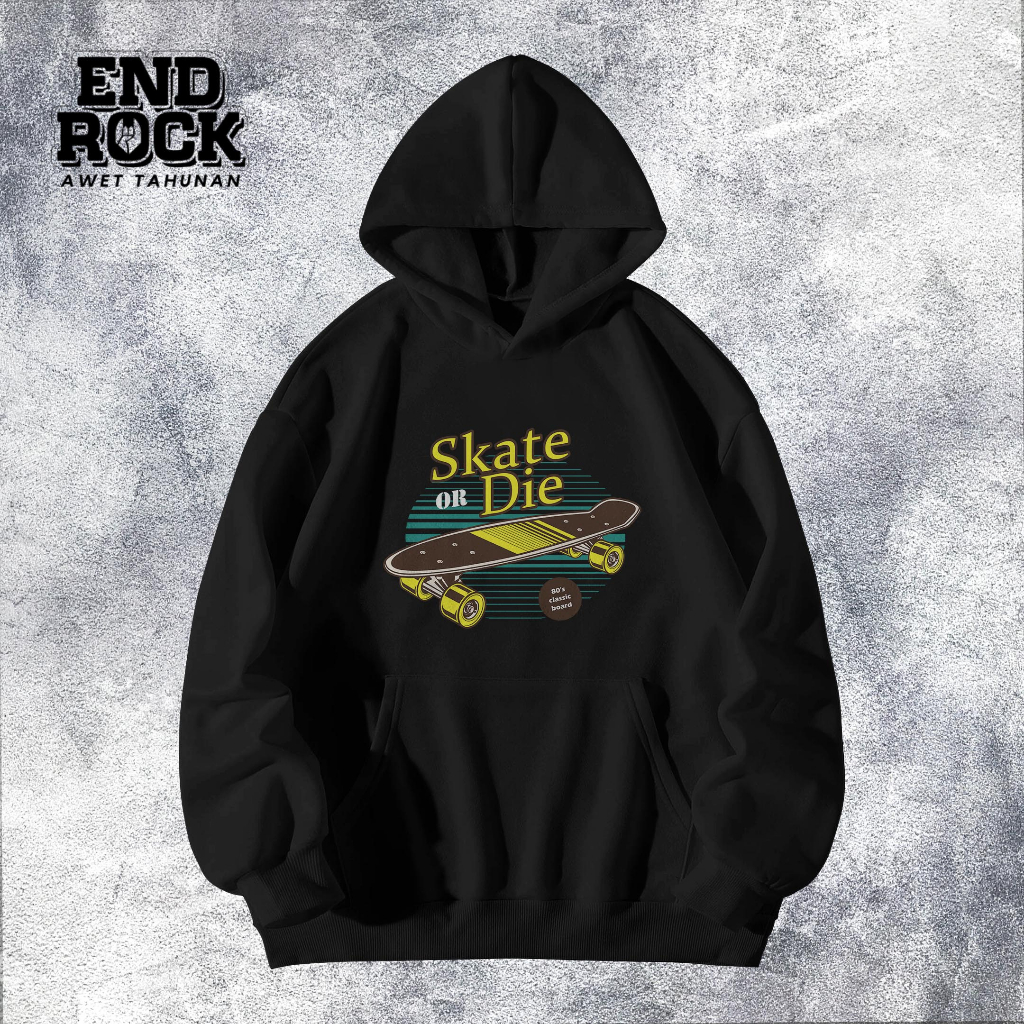 Hoodie Original Endrock Tema Green Skate DTFS159