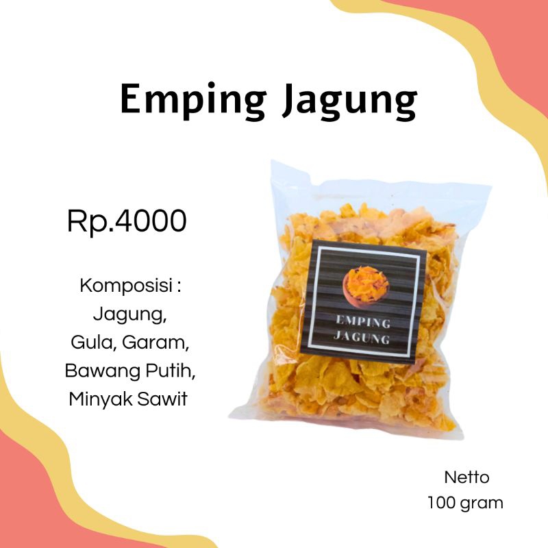 

Macaroni Spicy Emping Jagung 100 gram