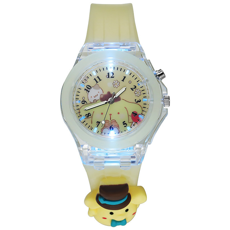 JAM TANGAN WANITA ANALOG QUART LED KOREAN FASHION JAM TANGAN FASHION ANAK PEREMPUAN LED