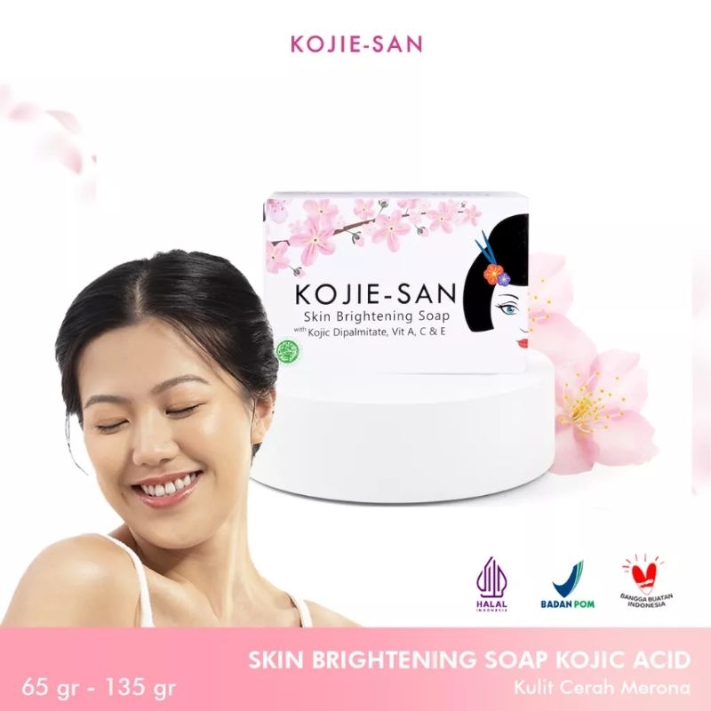 KOJIE SAN Skin Brightening Soap Kojic Acid  / Glow Skin / Goats Milk | Sabun Batang