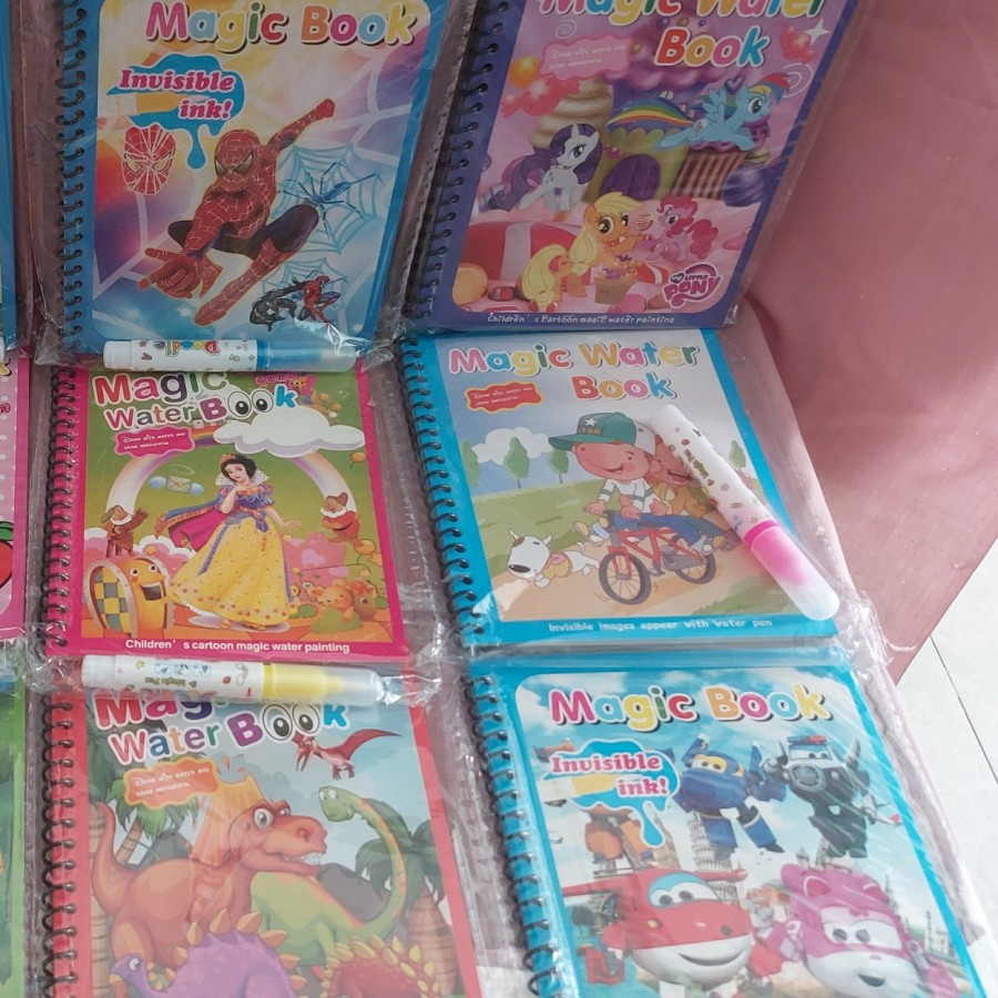 

magic water book mainan anak mewarnai