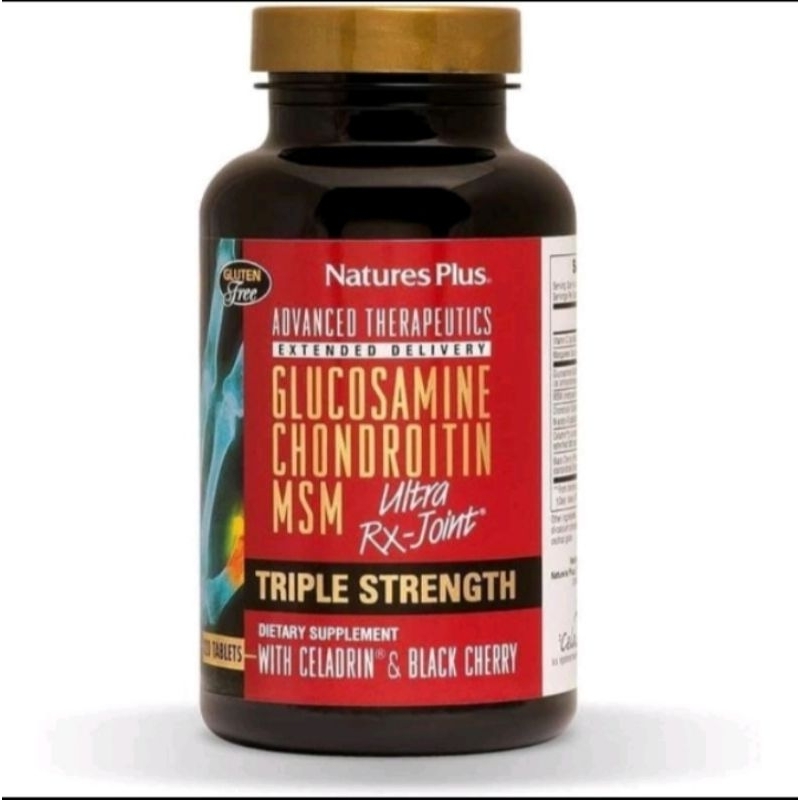 NATURE'S PLUS GLUCOSAMINE CHONDROITIN MSM ULTRA RX JOINT TRIPLE STRENGTH - 120 TABLET