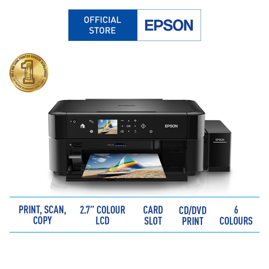 Printer EPSON L850 All in One Ink Tank With Memory Card Slot