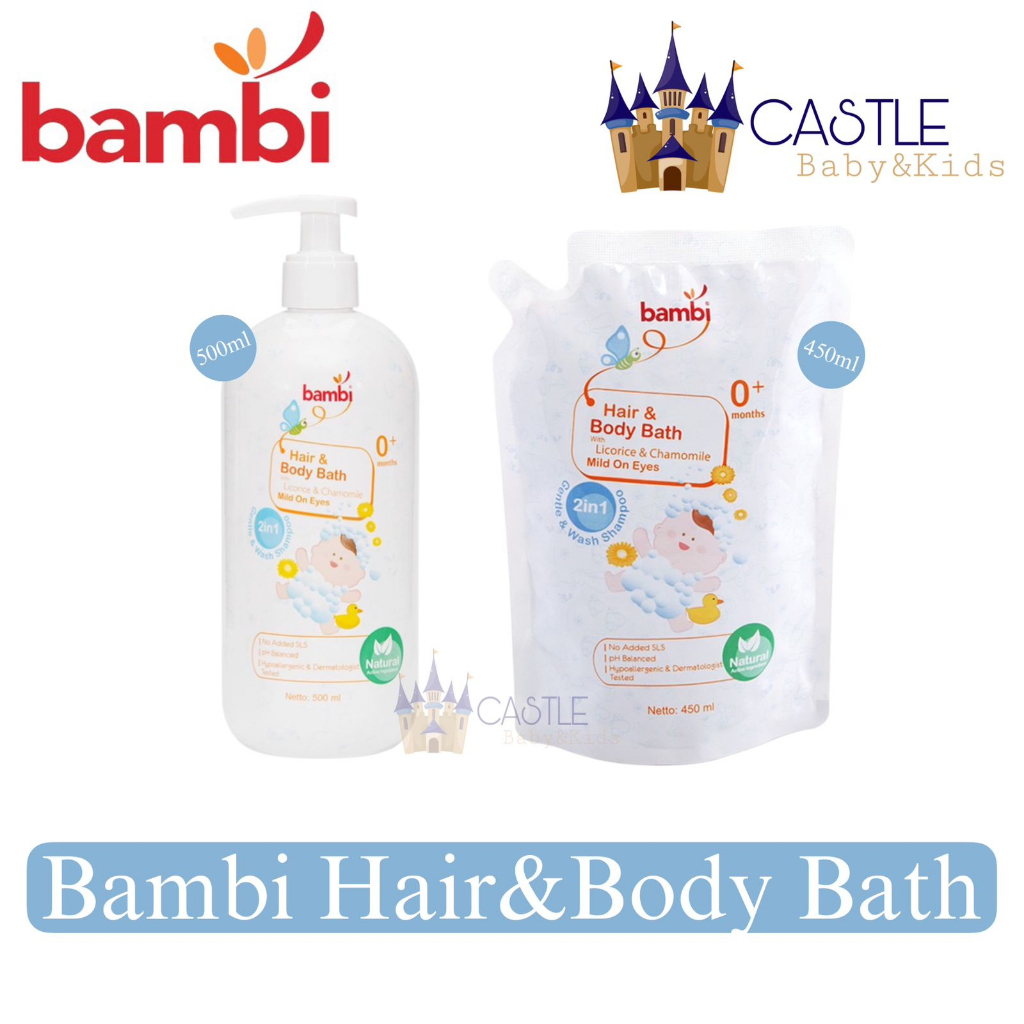 Bambi - Baby Hair &amp; Body Bath - Sabun Mandi Bayi